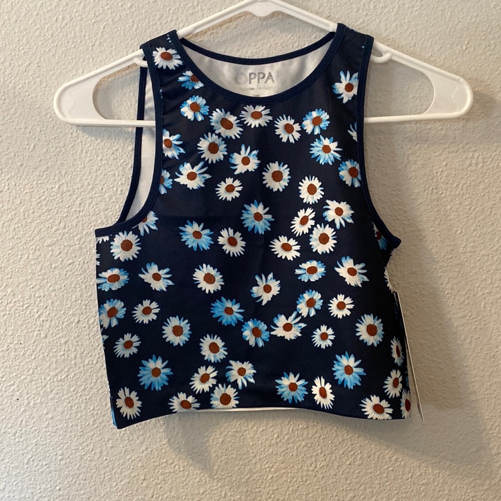 NWT Oppa floral tank top size S/M